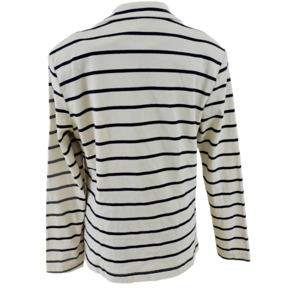 J. McLaughlin Blazer Cream+Navy (M) - Picture 8 of 9